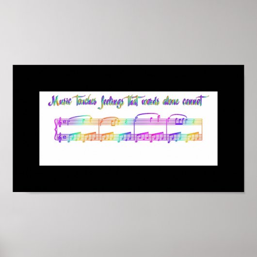 KRW Music Touchs Gefühls Rainbow Poster (Vorne)