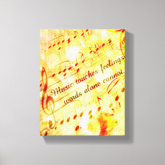 KRW Musik berührt Gefühle Pergament Leinwand Kunst