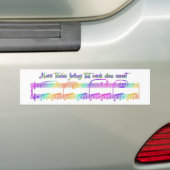 KRW-Musik-Touch-Gefühle Autoaufkleber (Auf Auto)