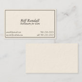 KRW-Neuheits-Witz-Söldner für Mietbusplakat Visitenkarte (Vorne/Hinten)