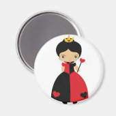 KRW Niedliche Herzkönigin Magnet (Vorderseite/Rückseite)