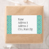 KRW Ocean Blue Custom Shipping Address Label (Insitu)