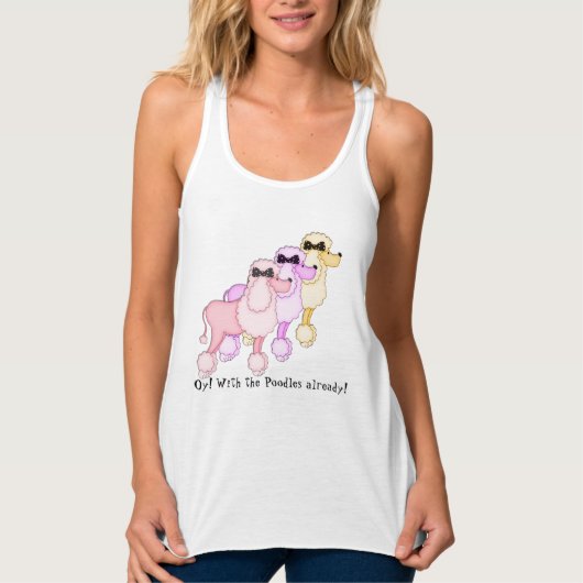 KRW Oy mit den Poodles bereits Tank Top (Vorderseite)