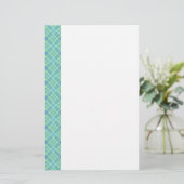 KRW-Ozean-kariertes Briefpapier (Stehend Vorderseite)