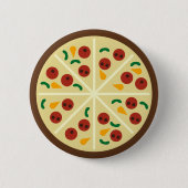 KRW-Pizza-Party-Knopf Button (Vorderseite)