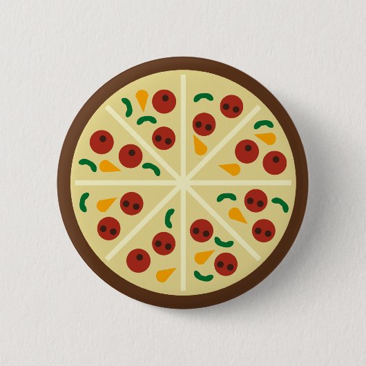 KRW-Pizza-Party-Knopf Button (Vorderseite)
