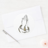 KRW Praying Hands 3 Zoll Aufkleber (Umschlag)