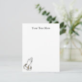 KRW Praying Hands 5.25x5.25 Blue Custom Einladung (Stehend Vorderseite)