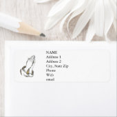 KRW Praying Hands Custom Rücksendeadressen-Aufkleb (Insitu)