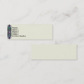 KRW-SahneBuntglas-Grenze Mini Visitenkarte (Vorne/Hinten)