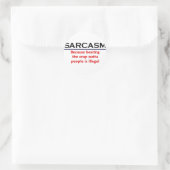 KRW Sarcasm Funny Joke Runder Aufkleber (Tasche)