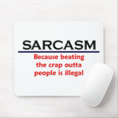 KRW-Sarkasmus-lustiger Witz Mousepad (Mit Mouse)