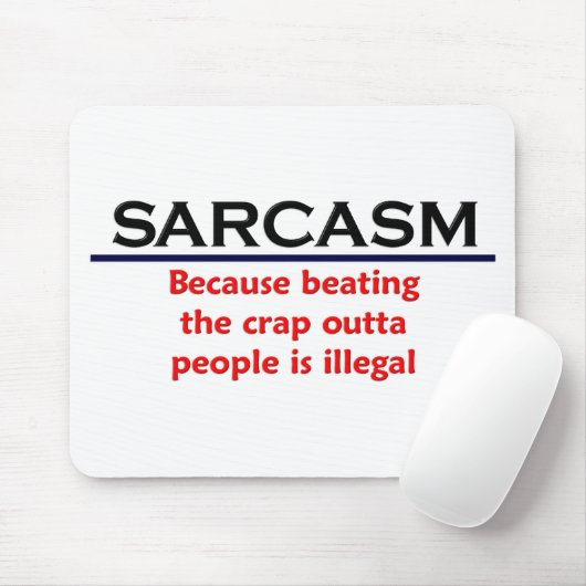 KRW-Sarkasmus-lustiger Witz Mousepad (Mit Mouse)