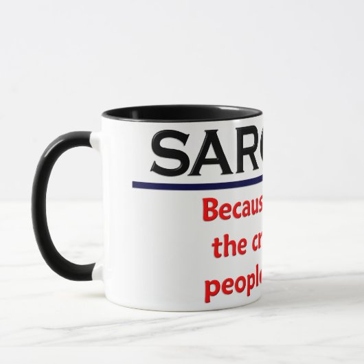 KRW-Sarkasmus-lustiger Witz Tasse (Links)