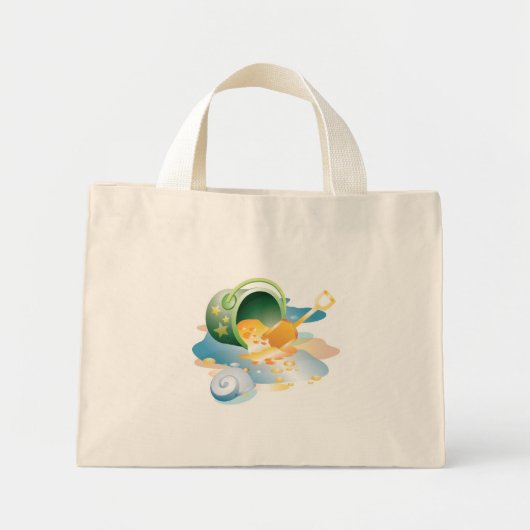 KRW Shovel and Pail Beach Bag Mini Stoffbeutel (Vorne)