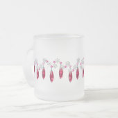 KRW Snowdrops - Rot - mattierte Tasse (Vorderseite Links)