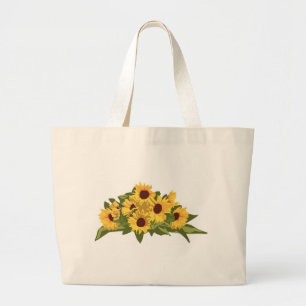 KRW-Sonnenblume-Taschen-Tasche Jumbo Stoffbeutel