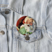 KRW-Spaß Vintager Weihnachtsmann Button (Beispiel)