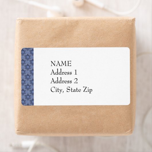 KRW Star von David Custom Shipping Label (Insitu)