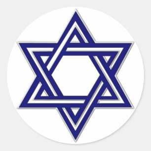 KRW Star von David Siegel Runder Aufkleber