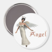KRW Sweet Angel - Brünett Magnet (Vorderseite/Rückseite)