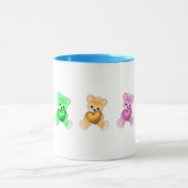KRW-Teddybär-Regenbogen Tasse (Zentrum)