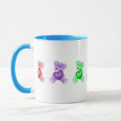 KRW-Teddybär-Regenbogen Tasse (Links)