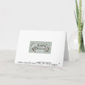 KRW Thank You - Baby Blocks Dankeskarte (Rückseite)