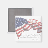 KRW Thomas Jefferson Quote Magnet (Vorderseite/Rückseite)
