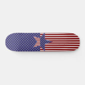 KRW US Flagge Skateboard (Horizontal)