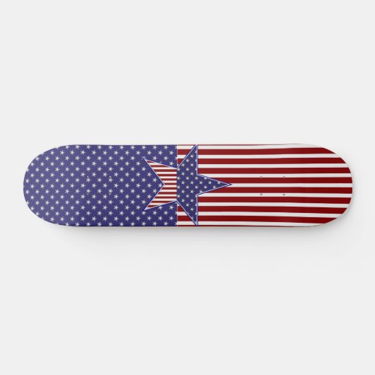 KRW US Flagge Skateboard (Horizontal)