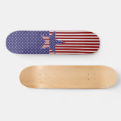 KRW US Flagge Skateboard (Horizontal)