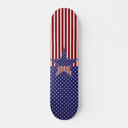 KRW US Flagge Skateboard (Vorne)