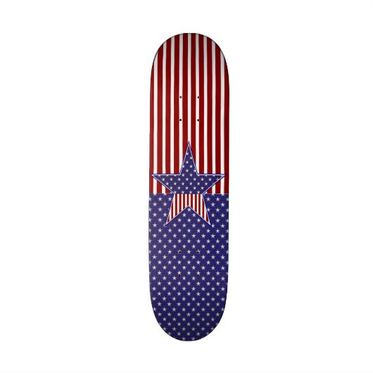 KRW US Flagge Skateboard (Vertikal)