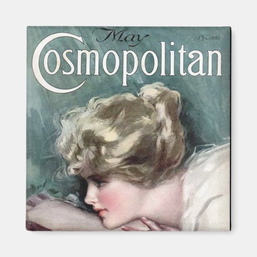 KRW Vintag Cosmopolitan Magazine 1915 Magazine Magnet (Vorne)