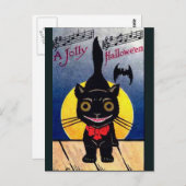 KRW Vintag Halloween Postkarte (Vorne/Hinten)