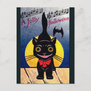 KRW Vintag Halloween Postkarte