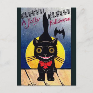 KRW Vintag Halloween Postkarte