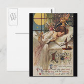 KRW Vintag Halloween Postkarte (Vorne/Hinten)