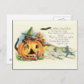 KRW Vintag Halloween Postkarte (Vorne/Hinten)