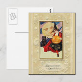 KRW Vintag Halloween Postkarte (Vorne/Hinten)