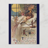 KRW Vintag Halloween Time Postcard Postkarte (Vorderseite)