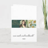 KRW Vintag Niedlich Kittens Weihnachtskarte Feiertagskarte (Rückseite)