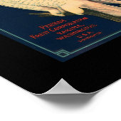 KRW Vintag Snow Owl Apfelfruchtkasten Lable Poster (Ecke)