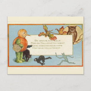 KRW Vintage Halloween - Maßgeschneidert Postkarte