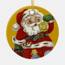 KRW Vintage Weihnachtsmann Weihnachtsbaumschmuck