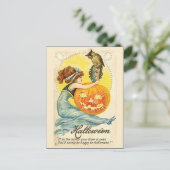 KRW Vintages Halloween Feiertagspostkarte (Stehend Vorderseite)