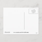 KRW Vintages Halloween Feiertagspostkarte (Rückseite)