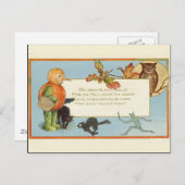 KRW Vintages Halloween - Maßgeschneidert Postkarte (Vorne/Hinten)