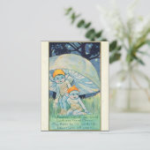 KRW Vintages Halloween Postkarte (Stehend Vorderseite)